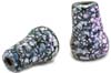 Pearl finish marble glass bead - click here for large view